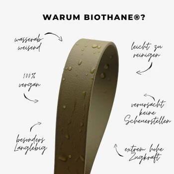 THE DOG IDEA Biothane Halsband Dunkelgrün XS 9 THE DOG IDEA Biothane Halsband Dunkelgrün XS – Bild 7