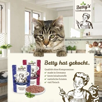 Betty's Landhausküche Frischebeutel Rind Pur 12 X 100g Für Katze 7 Betty's Landhausküche Frischebeutel Rind Pur 12 X 100g Für Katze – Bild 5