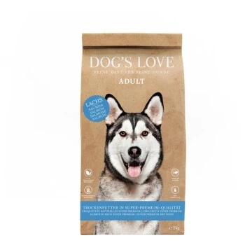 DOG'S LOVE Adult Lachs Mit Forelle 2 Kg