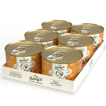 Betty's Landhausküche Mit Ente & Taurin 6 X 200g Für Katze 9 Betty's Landhausküche Mit Ente & Taurin 6 X 200g Für Katze – Bild 7