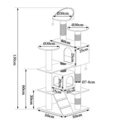 Lionto Kratzbaum, Höhe 130 Cm Weiß/ Grau -Heimtierbedarf Rabatte 55e6d175d1c108c750bfa9755f8b00531f583a18 1657007 de DE b600c189cbedfc54ce1e804738d1c95039698d9eNpvHS8