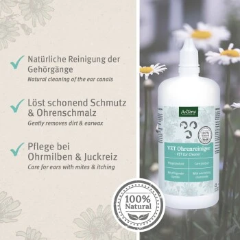 Aniforte VET Ohrenreiniger Kamille 250ml 8 Aniforte VET Ohrenreiniger Kamille 250ml – Bild 6