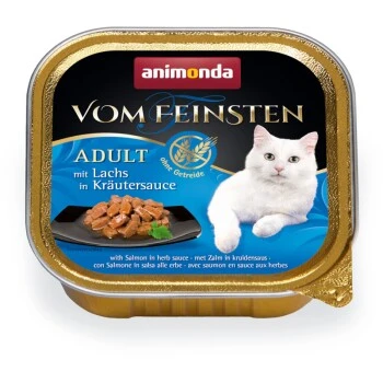 Animonda Vom Feinsten Getreidefrei 32x100g Lachs, In Kräutersauce 3 Animonda Vom Feinsten Getreidefrei 32x100g Lachs, In Kräutersauce