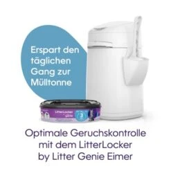 HabaPet LitterLocker By Litter Genie Katzenstreu Entsorgungseimer -Heimtierbedarf Rabatte 5f34ef62051a27b2e8a8805f2a90a7070dadb892 1651750 3