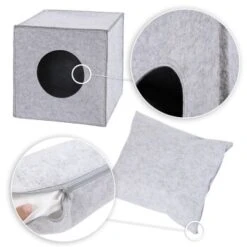 Lionto Katzenhöhle Aus Filz + Kissen - Regalhöhle Hellgrau -Heimtierbedarf Rabatte 6e0643927846824ceee275749bce7b9d4904b95b 1657087 de DE dfa15b7ed9535d6d02496ce8bc5da43f80e81d13GWlv0l