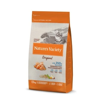 Nature's Variety Original Kroketten Mit Lachs Ohne Gräten Für Sterilisierte Katzen 1,25kg 3 Nature's Variety Original Kroketten Mit Lachs Ohne Gräten Für Sterilisierte Katzen 1,25kg