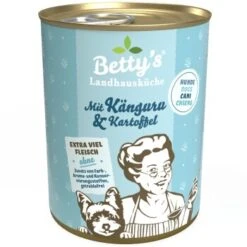 Betty's Landhausküche Mit Känguru & Kartoffel 6 X 400g Für Hund