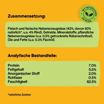 Pedigree Adult Plus 12x800g Rind Mit Fischöl, In Gelee 9 Pedigree Adult Plus 12x800g Rind Mit Fischöl, In Gelee – Bild 7