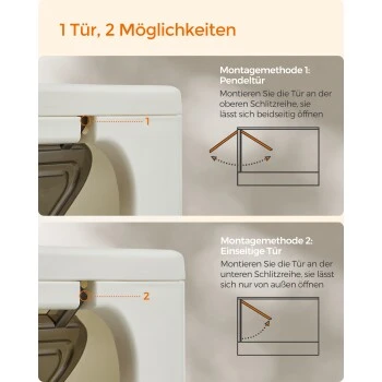 FEANDREA Katzentoilette, Mit Deckel Schwarz 10 FEANDREA Katzentoilette, Mit Deckel Schwarz – Bild 8