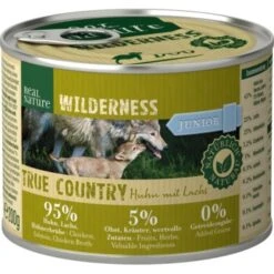 REAL NATURE WILDERNESS Junior True Country Huhn & Lachs 6x200 G