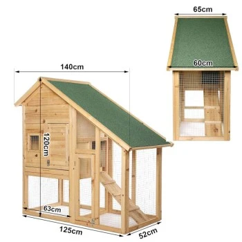 Lionto Kleintierstall, 140x65x119cm 6 Lionto Kleintierstall, 140x65x119cm – Bild 4