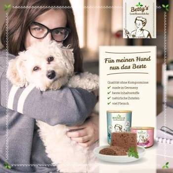 Betty's Landhausküche Mit Känguru & Kartoffel 6 X 400g Für Hund 7 Betty's Landhausküche Mit Känguru & Kartoffel 6 X 400g Für Hund – Bild 5