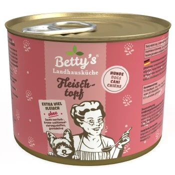 Betty's Landhausküche Fleischtopf (All Meat) 6 X 200g Für Hund 3 Betty's Landhausküche Fleischtopf (All Meat) 6 X 200g Für Hund