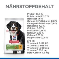 Hill's Science Plan Senior Vitality Large Breed Mature Adult 6+ Mit Huhn 14 Kg -Heimtierbedarf Rabatte e718dddb398dca00f75a5ba3ec47d4bc00fac342 52742025964 5