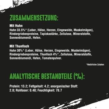 CRAVE Multipack Mit Huhn Und Mit Thunfisch 60 X 85g – Bild 2