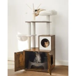 FEANDREA Kratzbaum Mit Katzentoilette Braun Braun -Heimtierbedarf Rabatte f0cc926189762ee51426b4aae2d702af14dc9c30 1483588 de DE b68df4febc6e41299daeb5237640a9f23d24b61067dqqz