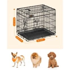 FEANDREA XL Hundekäfig Mit 2 Türen 61 Cm, 43,5 Cm, 50,5 Cm -Heimtierbedarf Rabatte f39a223dcfee0b93d99a60d5f981d320988d461d 1500918 de DE cad413292bf18065030c4ea939fbb434e2d88350KxWICR